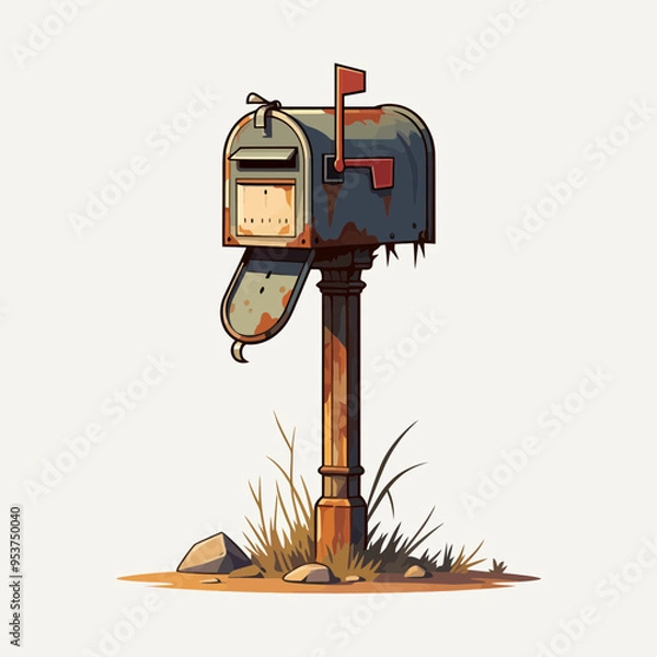 Obraz An old mailbox