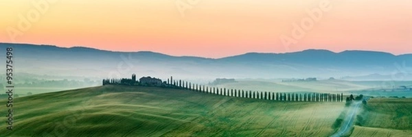 Obraz summer landscape of Tuscany, Italy.