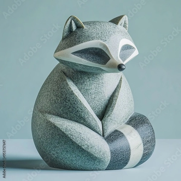 Obraz Raccoon sculpture