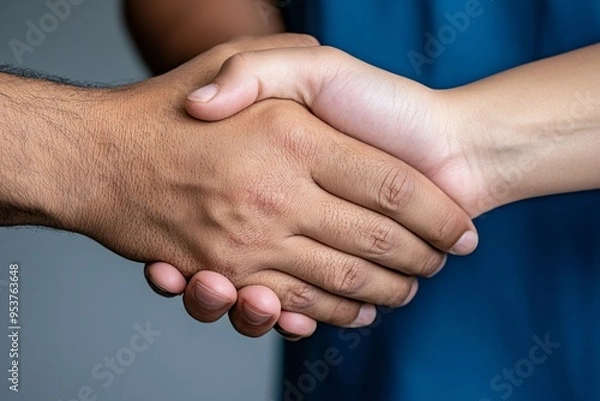 Fototapeta Heart attack anxiety management through counseling and therapy, captured in a photo where a patient is shown receiving counseling to manage the anxiety and fear that often follow a heart attack,