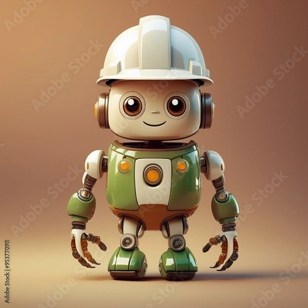 Obraz robot with a smile