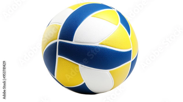 Fototapeta volleyball ball isolated on transparent background 