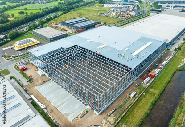 Obraz construction of a warehouse