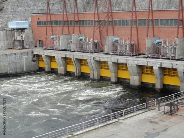 Obraz Курейская ГЭС