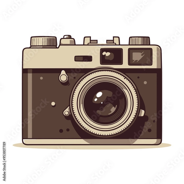 Obraz old photo camera
