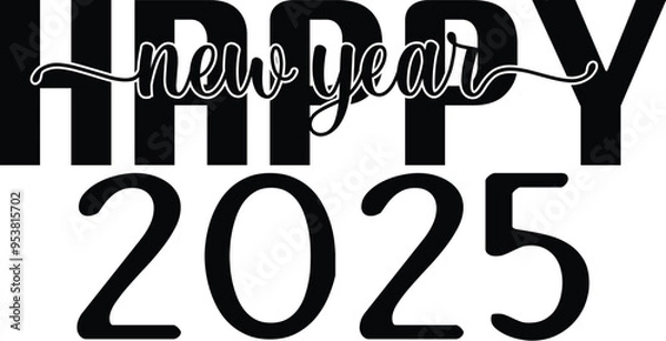Obraz HAPPY NEW YEAR 2025
