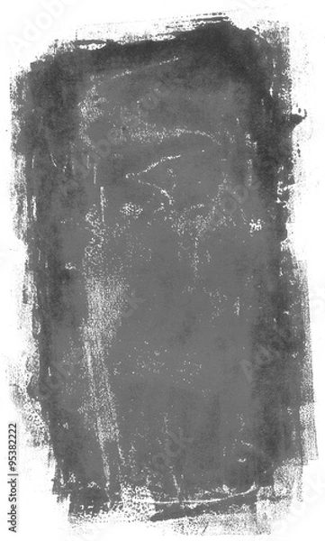 Obraz Black rolled ink texture