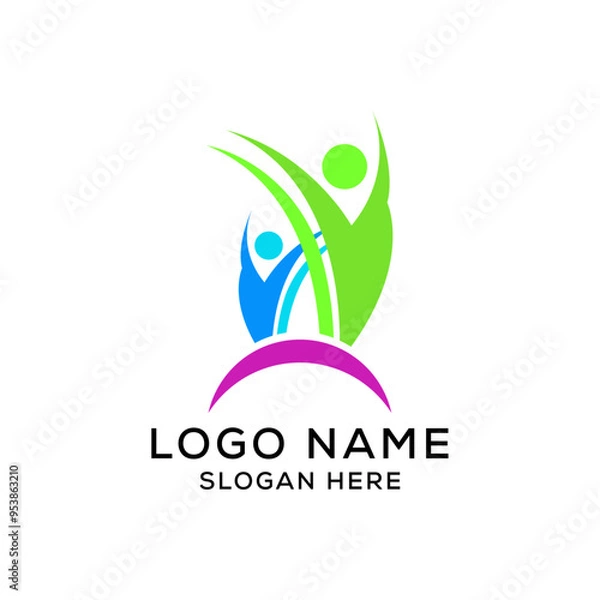 Obraz successful team. The sign for the company's successful leaders.