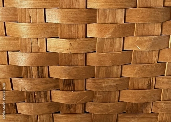 Obraz basket weave texture close up