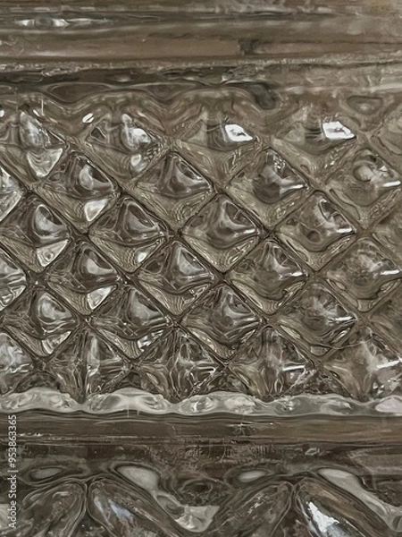 Obraz vintage glass jar pattern