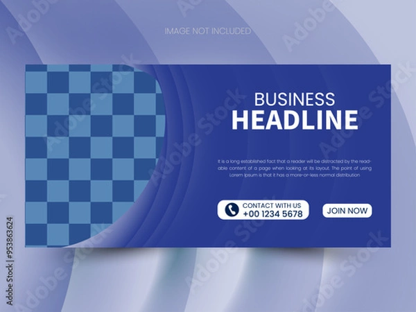 Obraz Banner Template Design