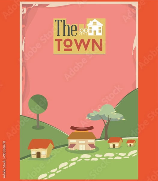 Obraz buildings vector design and illustration