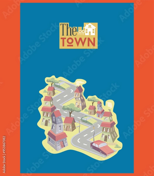 Obraz buildings vector design and illustration