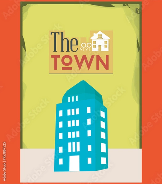 Obraz buildings vector design and illustration