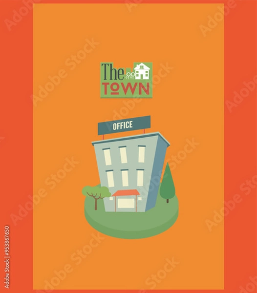 Obraz buildings vector design and illustration