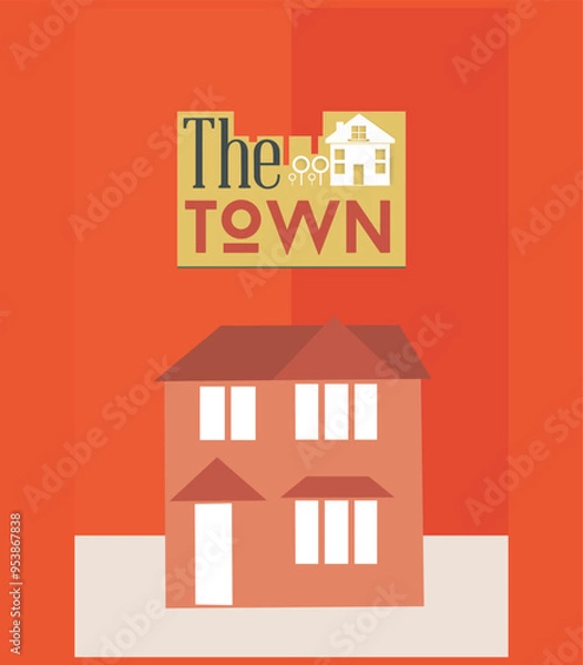 Obraz buildings vector design and illustration