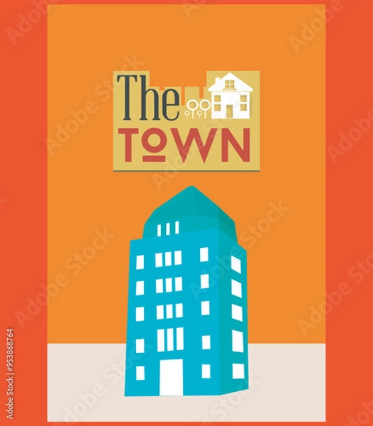 Obraz buildings vector design and illustration