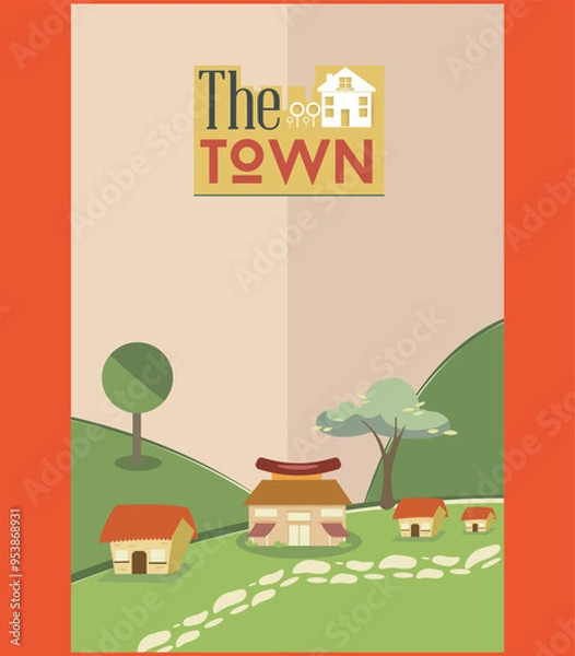 Obraz buildings vector design and illustration