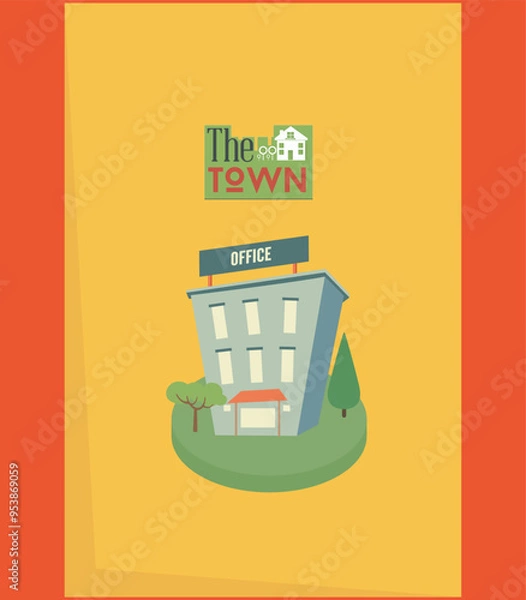 Obraz buildings vector design and illustration