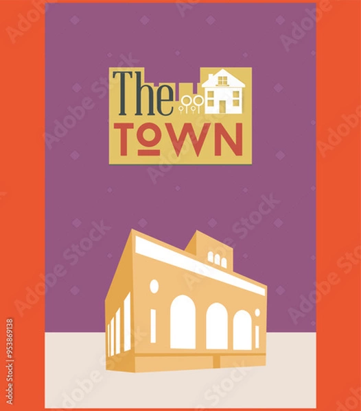 Obraz buildings vector design and illustration