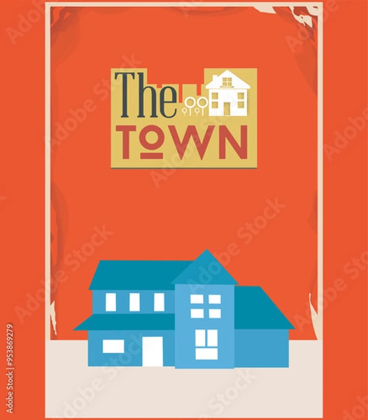 Obraz buildings vector design and illustration