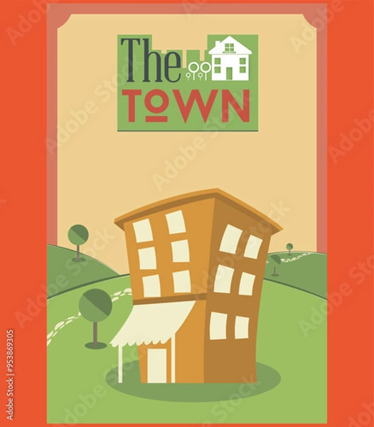 Obraz buildings vector design and illustration