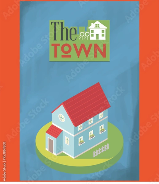 Obraz buildings vector design and illustration