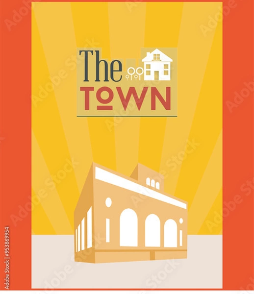 Obraz buildings vector design and illustration