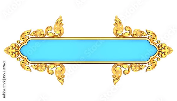 Obraz Khmer Art Lower third Frame