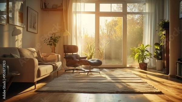 Fototapeta リビングルーム・北欧風