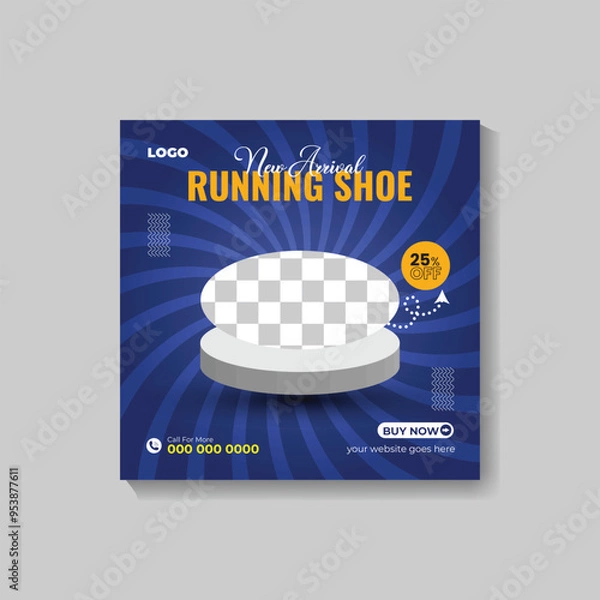 Obraz Shoe Social Media Post Template