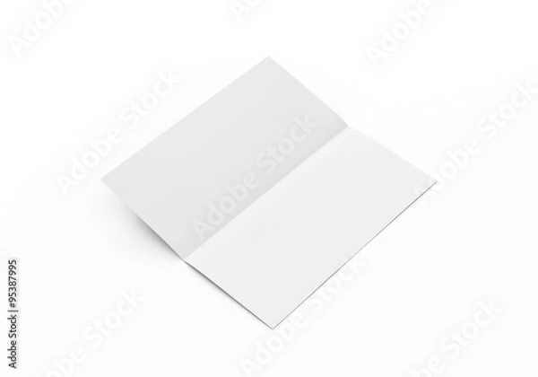 Obraz Folder broszury Din Długie zamknięte szablon