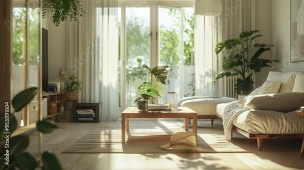 Fototapeta リビングルーム・北欧風