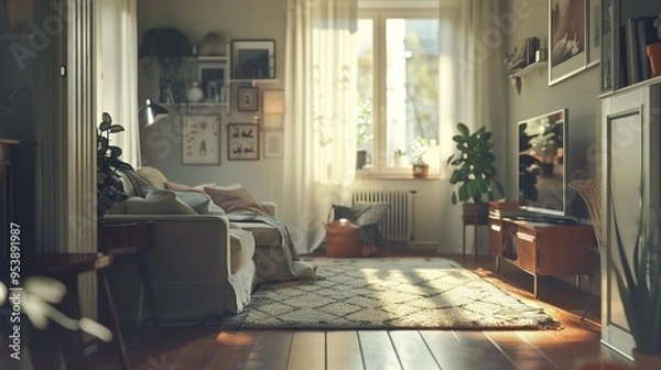 Fototapeta リビングルーム・北欧風