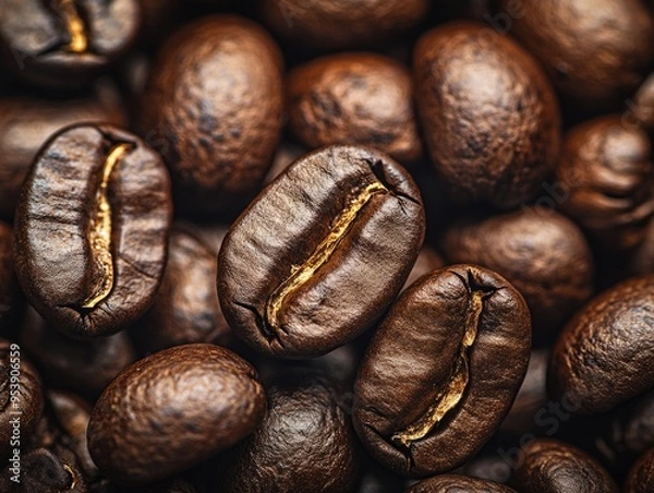 Obraz Stacked Coffee Beans