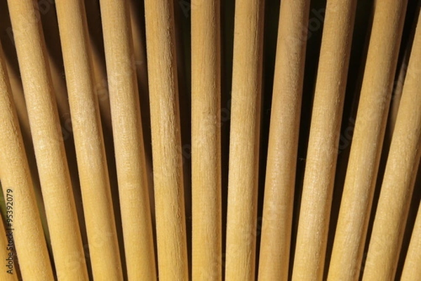 Fototapeta деревянные круглые палочки
