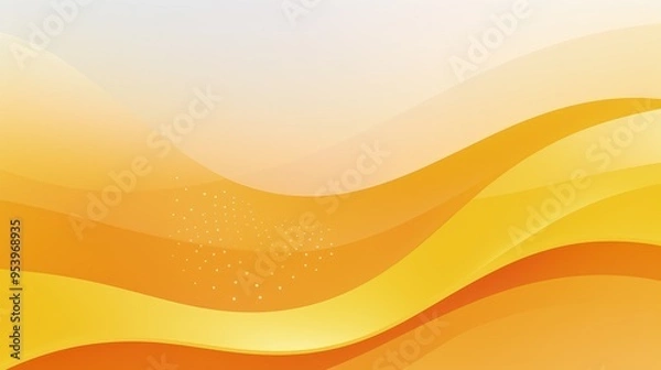 Fototapeta A smooth gradient design featuring warm shades of orange and yellow, ideal for backgrounds or graphic projects.