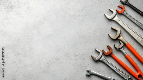 Fototapeta Toolbox Essentials for Various DIY Tasks and Projects Generative AI