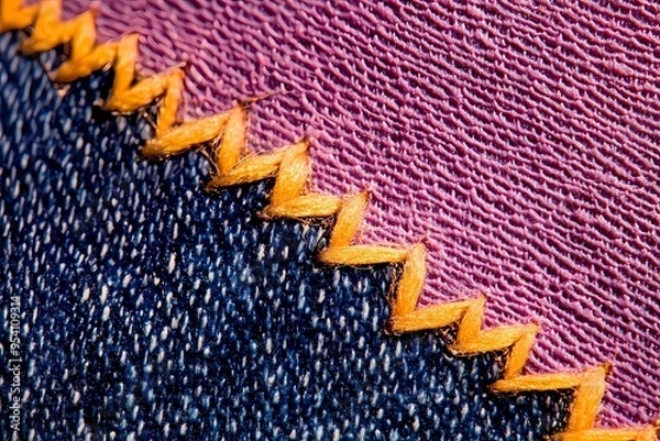 Fototapeta denim texture background ideal for fashion, textile, and design projects.