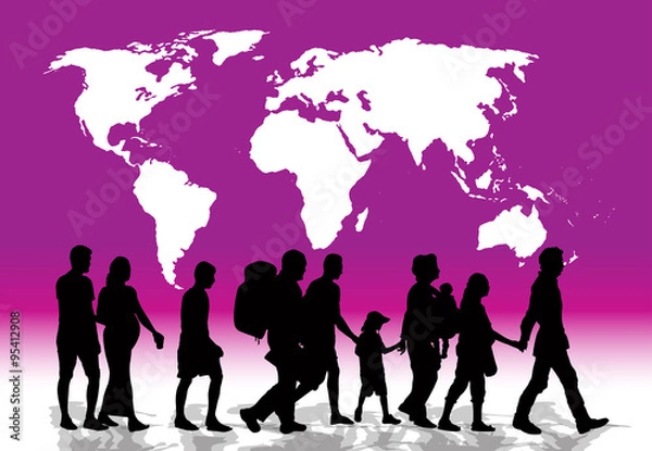 Obraz Worldwide Migration