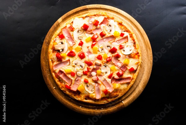 Obraz Pizza on the board