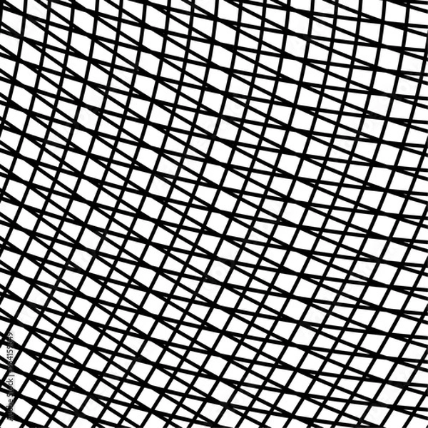 Obraz White background with black elements that make up the grid.Vector illustration.