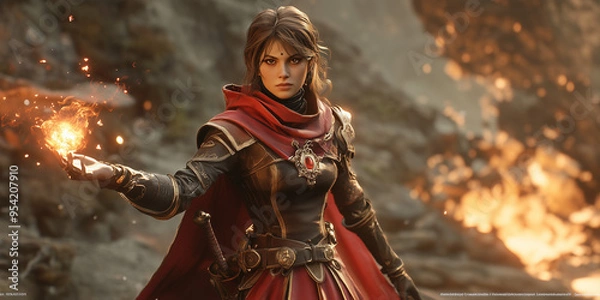 Obraz Game Character. Page Header or Banner