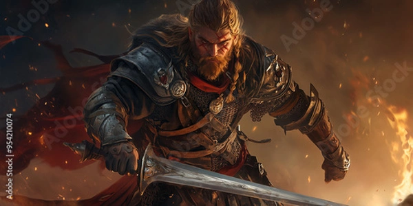 Obraz Game Character. Page Header or Banner
