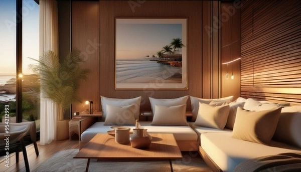 Obraz ホテルライクなインテリア