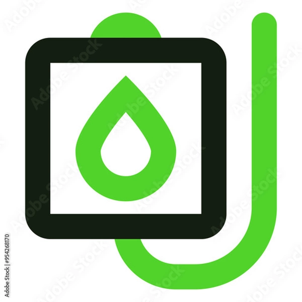 Fototapeta Blood Donor Icon in Line Duotone Style Suitable for Web, Apps, Presentation, or Printable Meanings