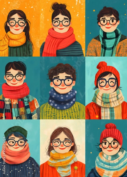 Fototapeta Portraits Bundle