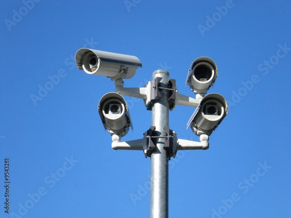 Fototapeta Caméras de vidéosurveilance