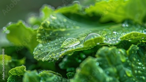 Fototapeta close up of leaf