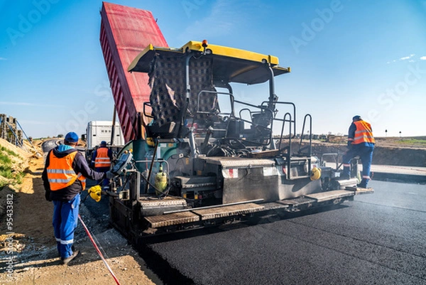 Obraz New road construction